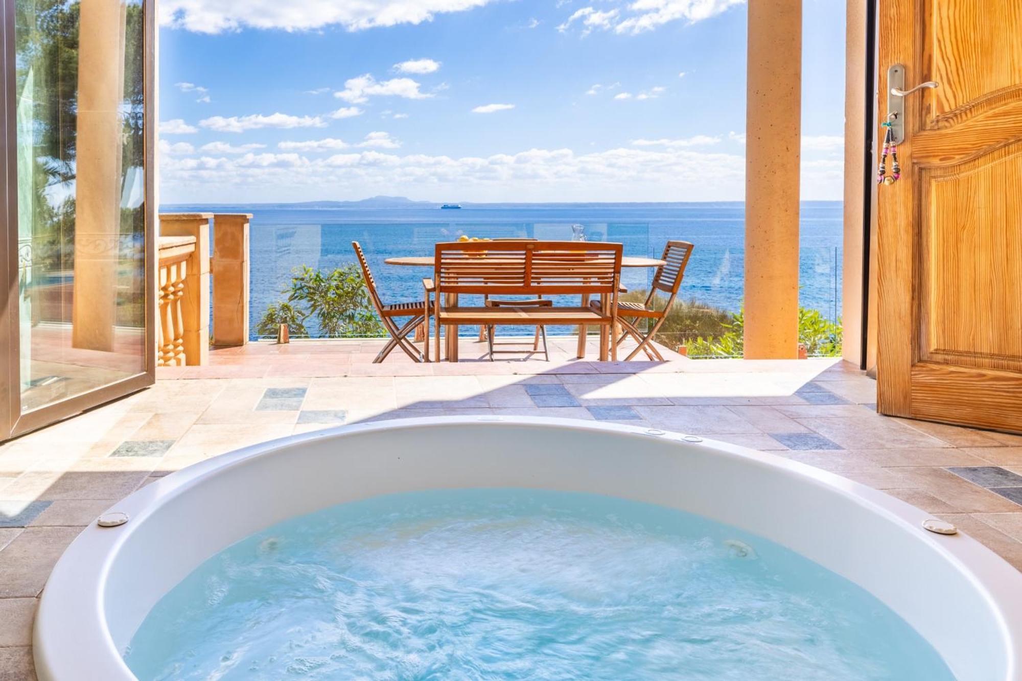 Villa Juan Carlos Cala Vinas  Exteriör bild