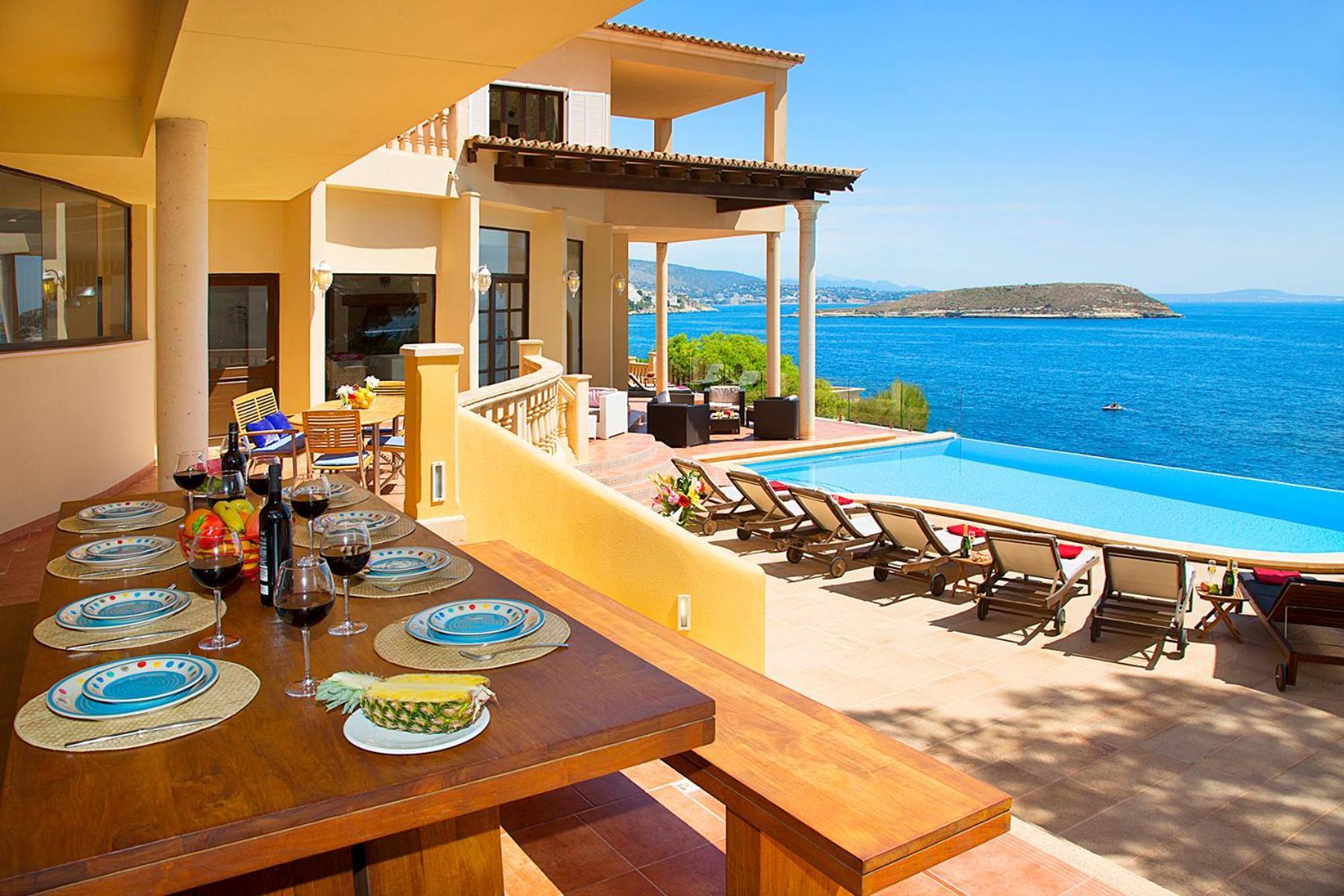 Villa Juan Carlos Cala Vinas  Exteriör bild